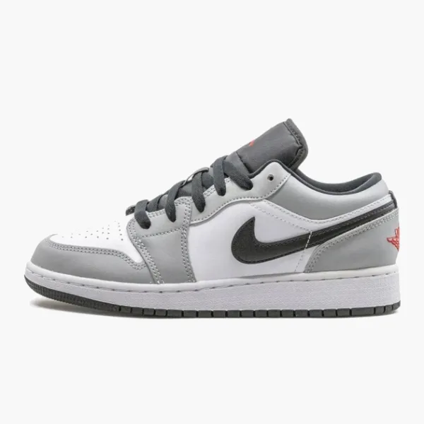 Air Jordan 1 Low GS Light Smoke Grey