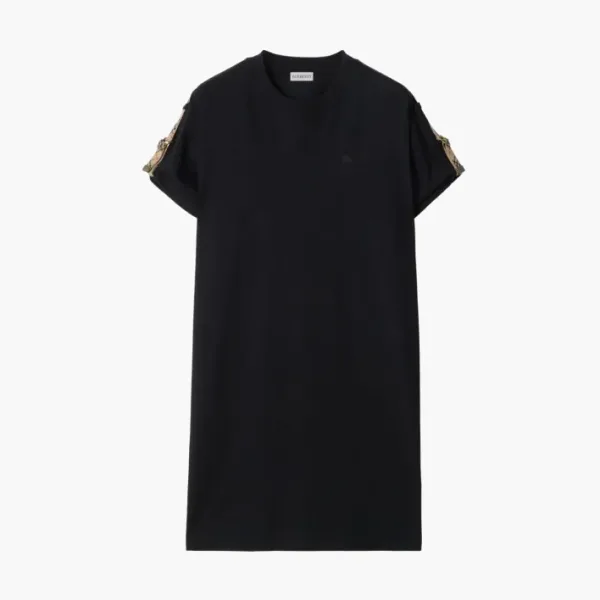Burberry cotton t-shirt dress Black