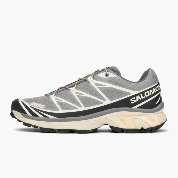 Salomon XT-6 Heritage Grey Black Vanilla