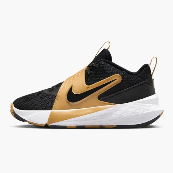 Nike Team Hustle D12 GS Black Metallic Gold