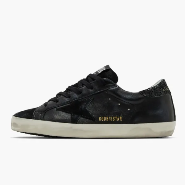 Golden Goose Superstar WMNS Black Glitter Heel