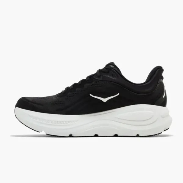 Hoka Bondi 9 2E Wide Black White
