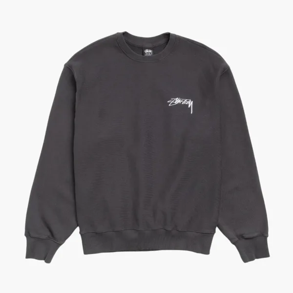 Stussy Skate Stack Crew Faded Black