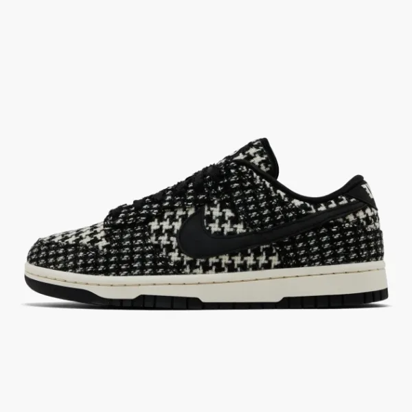 Nike Dunk Low WMNS Harris Tweed White Black Multi