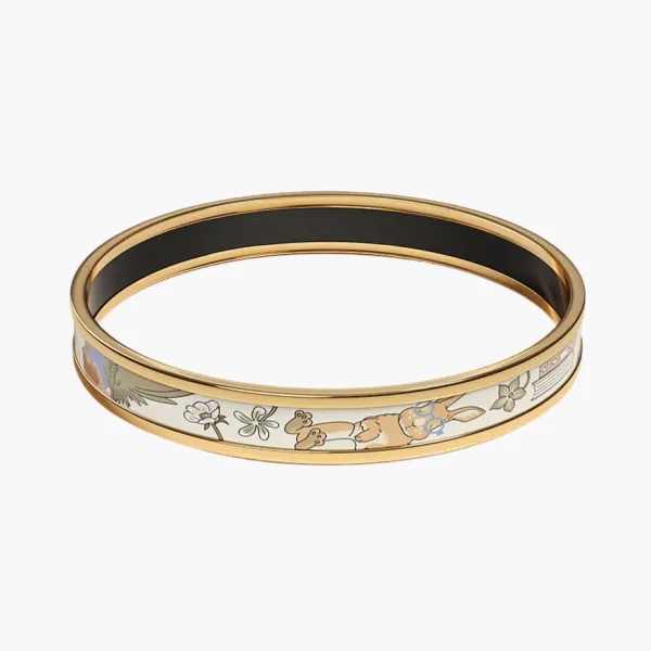 Hermès Tea for Two bangle Gold