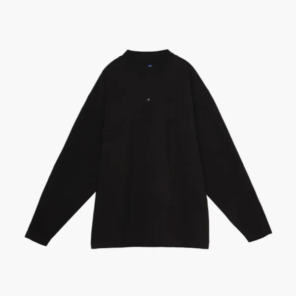 Yeezy X GAP X Balenciaga Logo Longsleeve Tee Black
