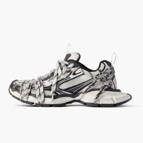 Balenciaga 3XL Sneaker Extreme Laces Logo WMNS White/Black