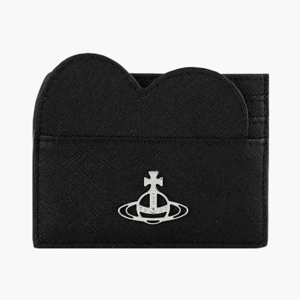 Vivienne Westwood Heart Card Holder Black
