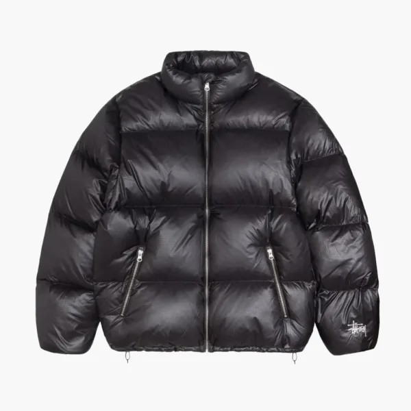 Stussy Down Puffer Parachute Ripstop Charcoal