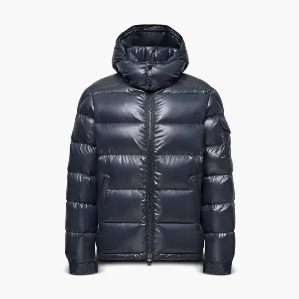 Moncler Maya Short Down Jacket Dark Blue