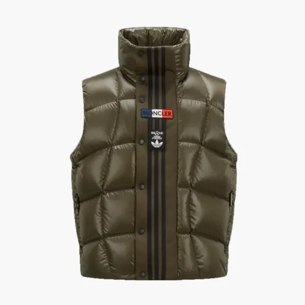 Moncler x Adidas Originals Bozon Down Vest Green