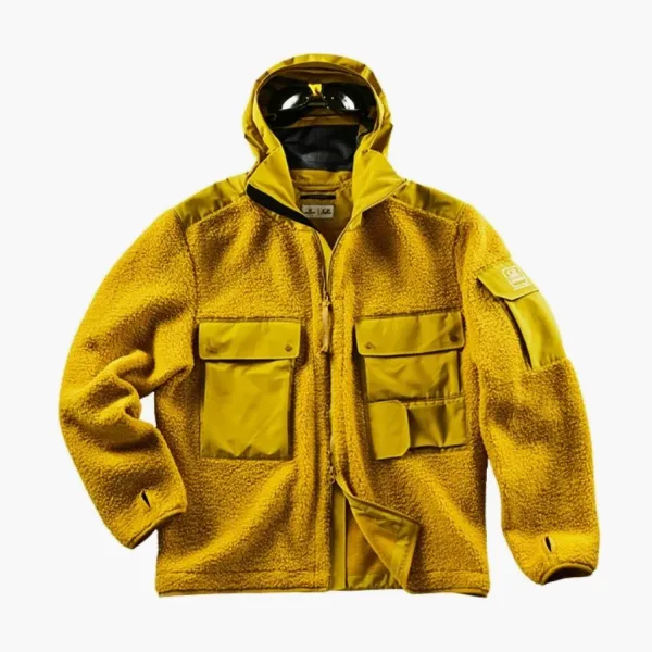Spyder x C.P. Company Fleece Jacket Yellow Moss