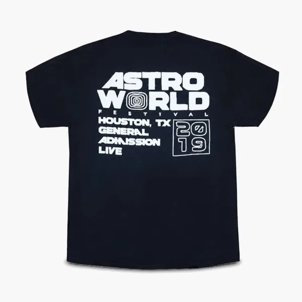 Travis Scott Cactus Jack Astroworld Festival Tee Navy