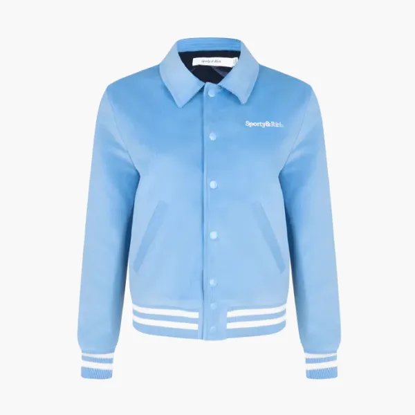 Sporty & Rich Wellness Club Corduroy Jacket Blue