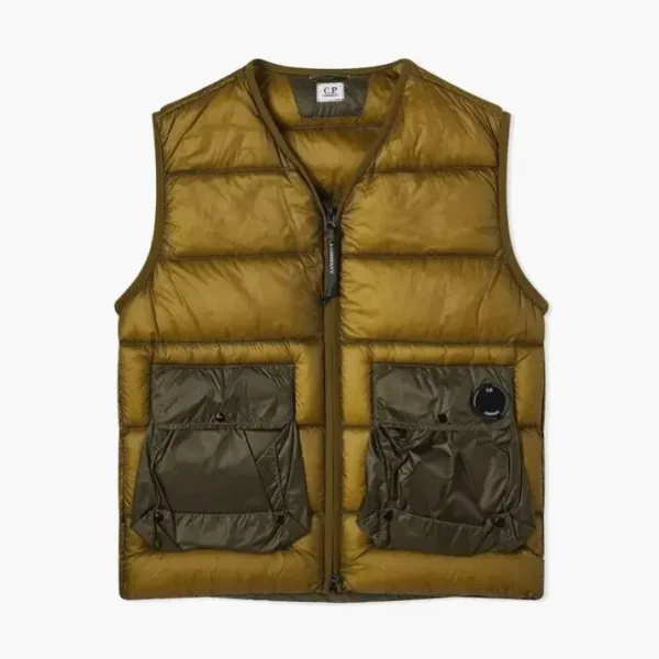 C.P. Company D.D Shell Vest Butternut Brown