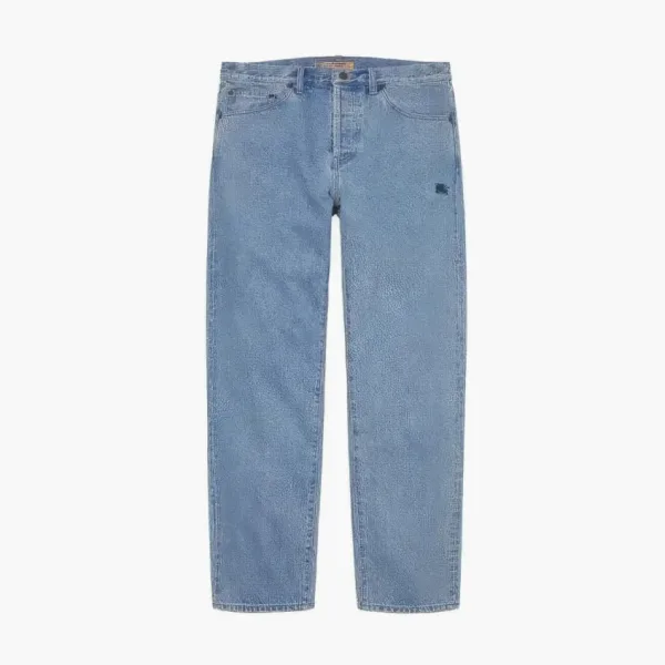 Supreme X Burberry Trousers Colar Sea