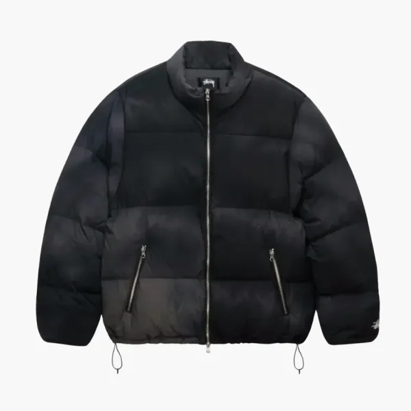 Stussy Recycled Nylon Down Puffer Vintage Black