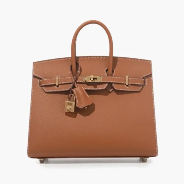 Birkin 25' Sellier Ghw Epsom Leather Bag Gold