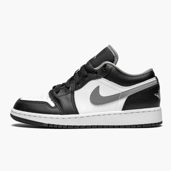 Air Jordan 1 Low GS Black / White / Grey