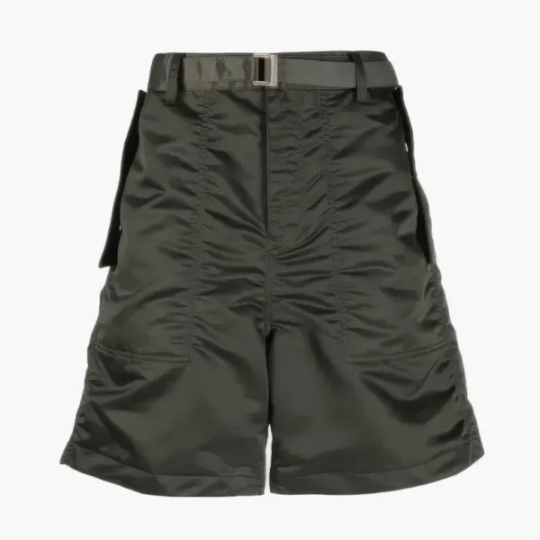 Sacai X Carhartt Shorts Dark Green