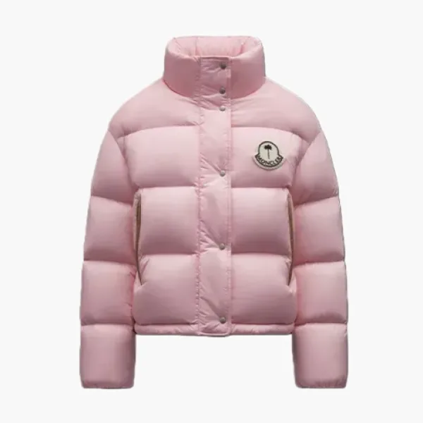 Moncler x Palm Angels Antora Short Down Jacket Light Pink