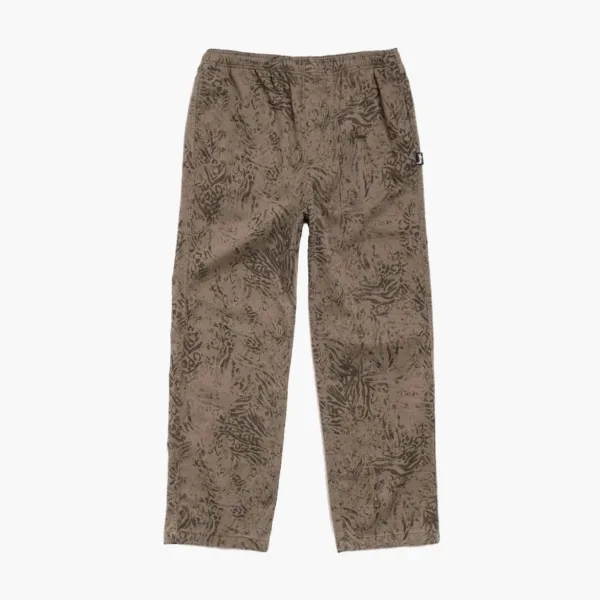 Stussy Beach Cotton Twill Pants Fossil