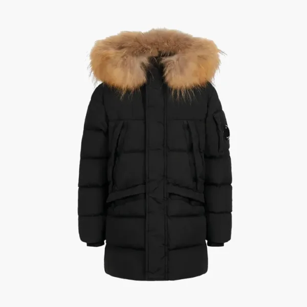C.P. Company Coat With Lens Decor Black