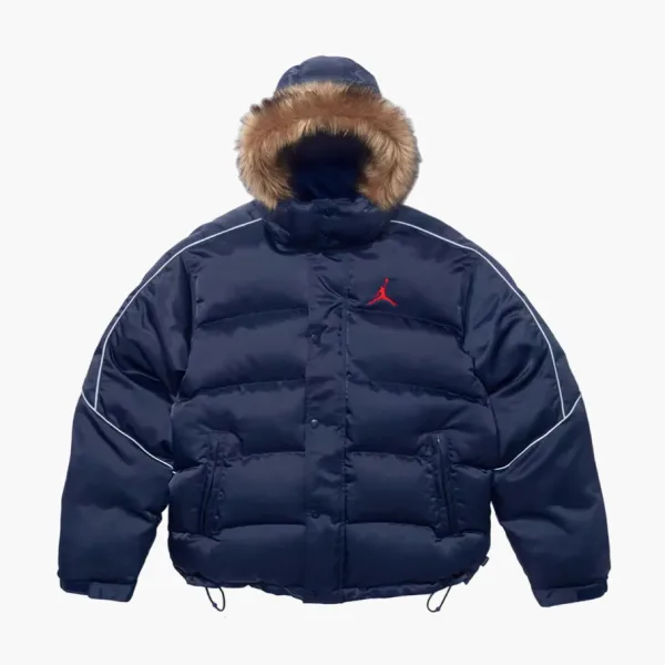 Supreme x Jordan Puffer Jacket Navy