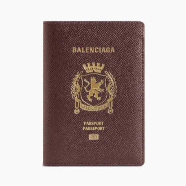 Balenciaga Passport Holder in Red