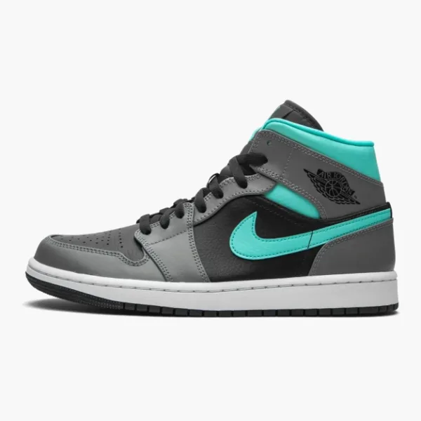 Air Jordan 1 Mid Grey Aqua
