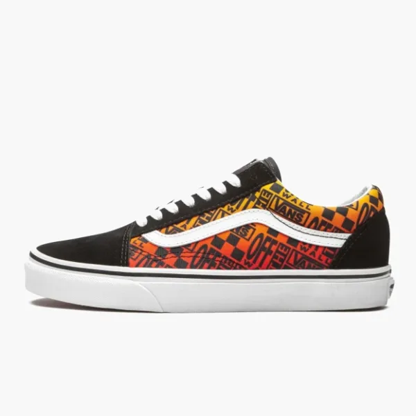 Vans Old Skool Off The Wall Logos - Orange