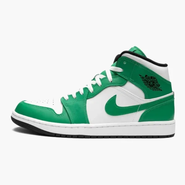 Air Jordan 1 Mid Lucky Green