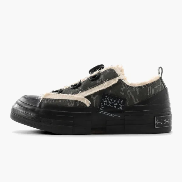 XVESSEL x Yohji Yamamoto Tiger Print Low Top Black Brown
