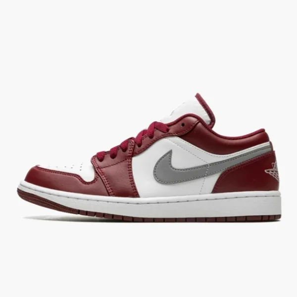 Air Jordan 1 Low White Bordeaux