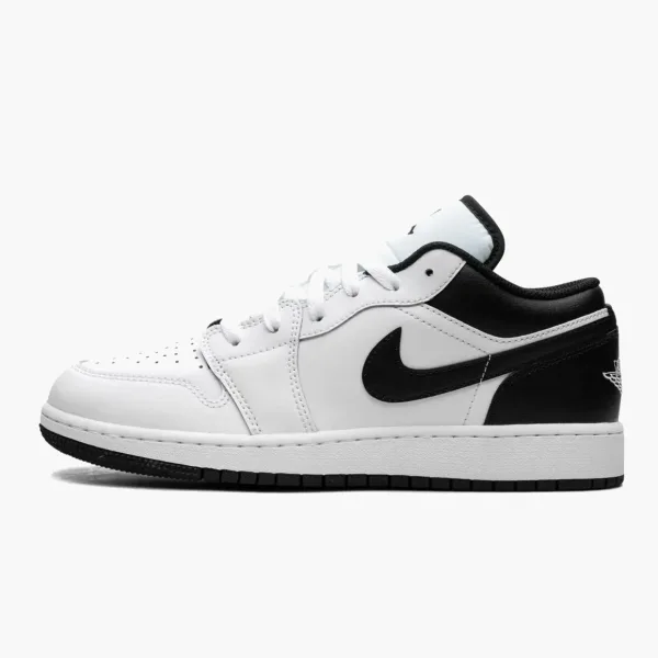 Air Jordan 1 Low GS White Black