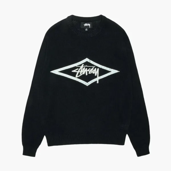 Stussy Surf Team Sweater Black