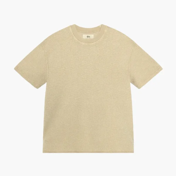 Stussy Pigment Dyed Short-Sleeve Thermal  Tan