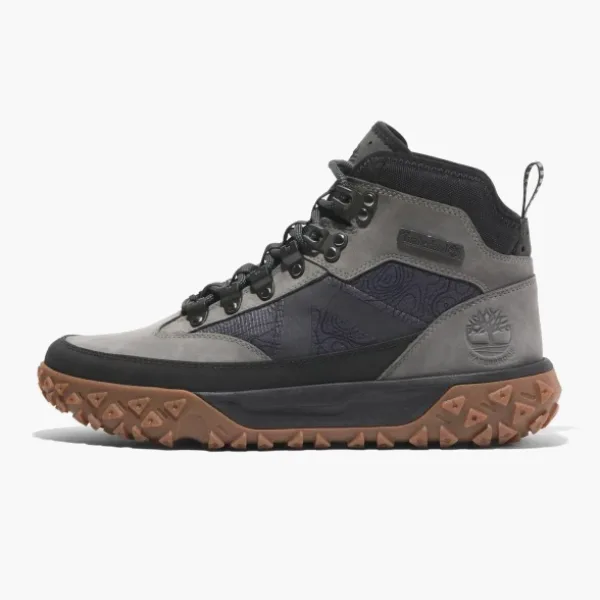 Timberland Greenstride Motion 6 Mid Hiking Boot Medium Grey Nubuck