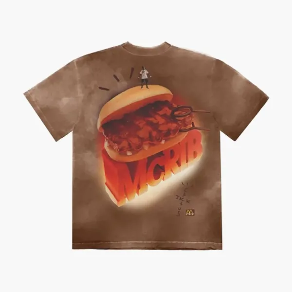 Travis Scott McDonald’s McRib Tee Brown