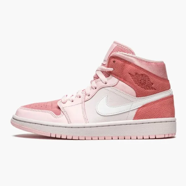 Air Jordan 1 Mid WMNS Digital Pink