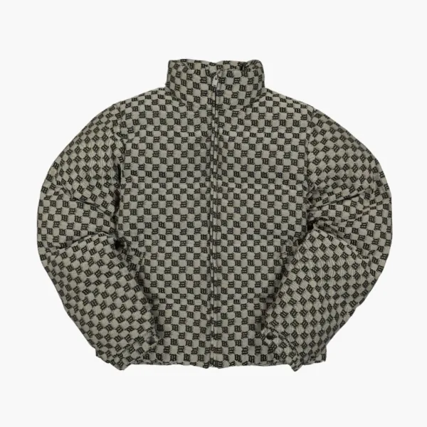 Misbhv Signature Jaquard Canvas Monogram Puffer
