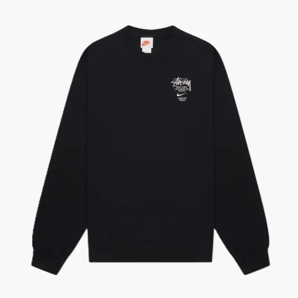 Nike x Stussy NRG ZR Crew Fleece Black