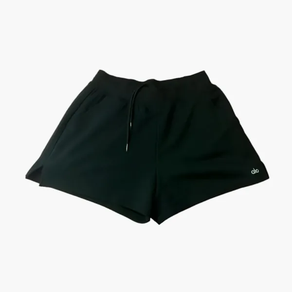 Alo Yoga Low Key Sweat Short Black