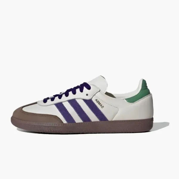 Adidas Samba OG WMNS Off White Core Purple Green Brown