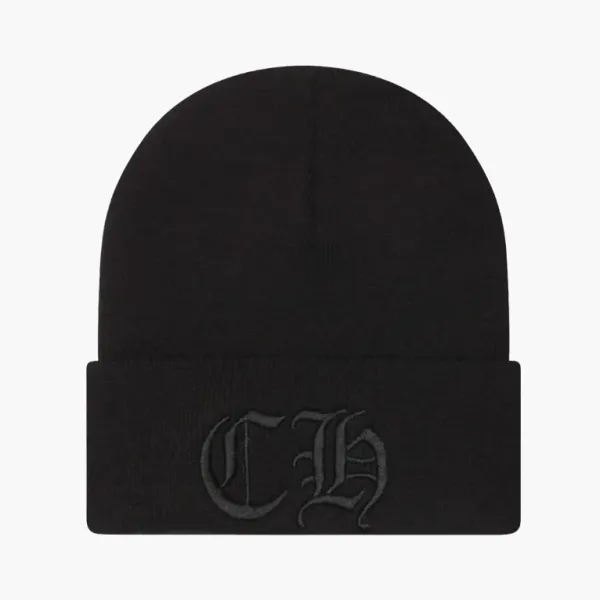 Chrome Hearts CH Logo Black Beanie Black
