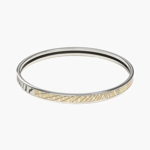 Hermes Bracelet Lanternes, Ballons et Cocardes Silver