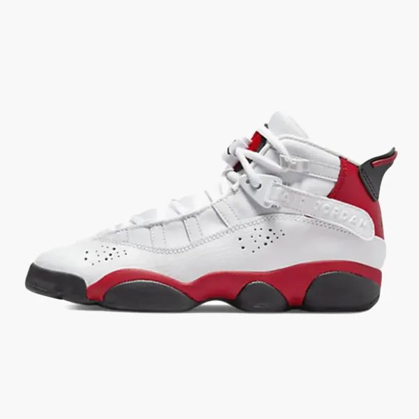 Air Jordan 6 Rings GS White Red