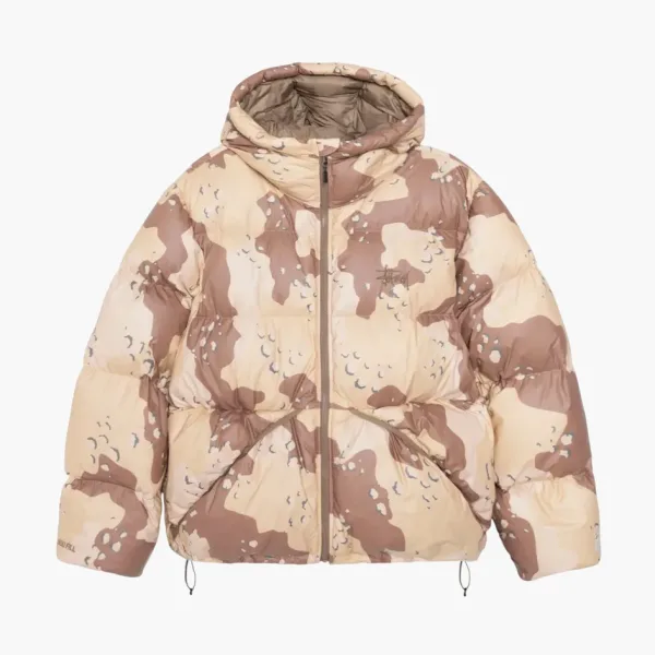 Stussy Down Parka Micro Ripstop Khaki