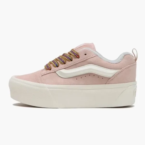 Vans Knu Stack Pink Multi-Color Laces