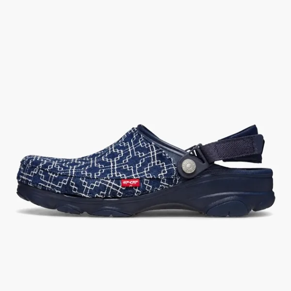 Levi's x Crocs Classic All-Terrain Clog 'Sashiko - Navy'
